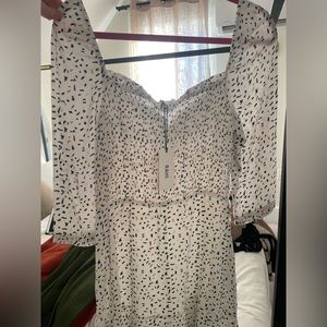 RAHI white pattern dress